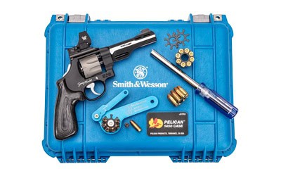 Smith & Wesson Model 327 WR Jerry Miculek 9mm 5-inch revolver with Vortex CompDot and Pelican case