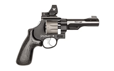 Smith & Wesson Model 327 WR Jerry Miculek 9mm 5-inch revolver with Vortex CompDot and Pelican case