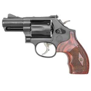 Smith & Wesson Model 19 Carry Comp revolver 2.5in PowerPort matte blued wood grip