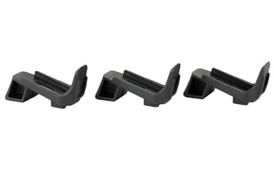 MagPod 3-pack black magazine base plates with injection-molded TPU traction pad