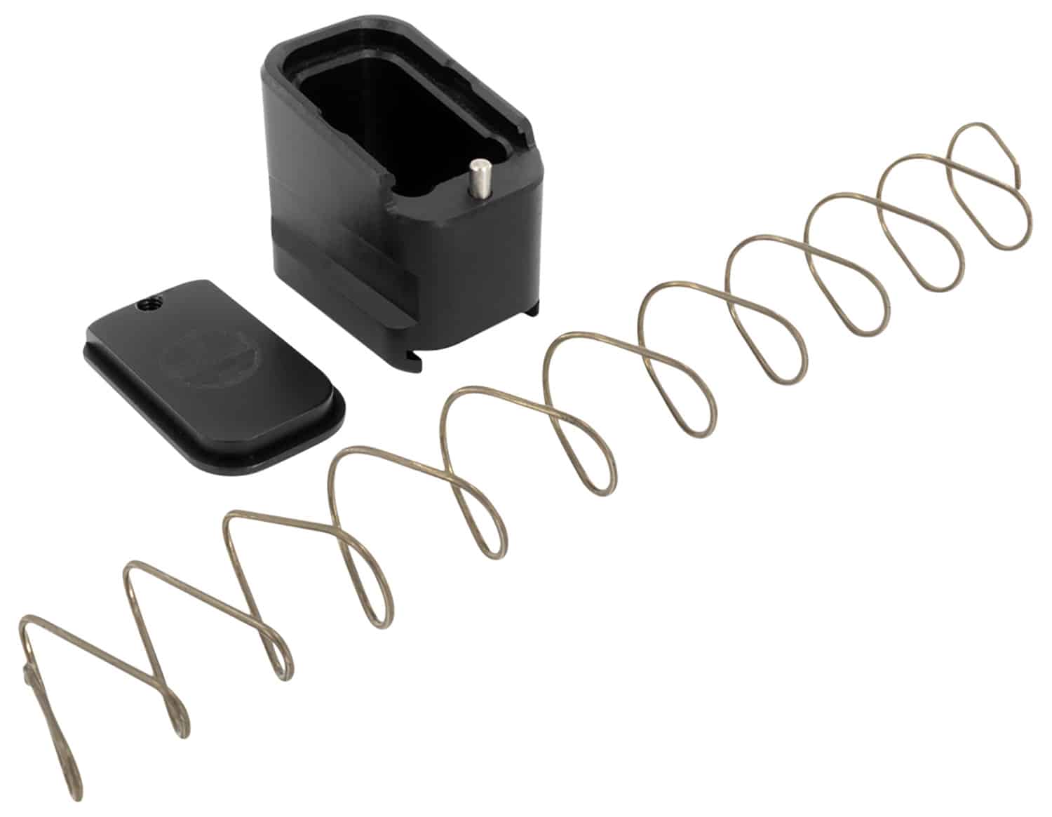Shield Arms Glock 19/23 magazine extension black anodized 6061 aluminum