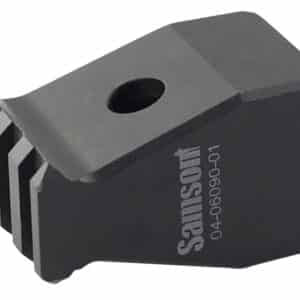 Samson 040609001 Rear Trunnion Stock Adapter Picatinny Rail, Black Anodized Aluminum, Fits Most AK-Platform