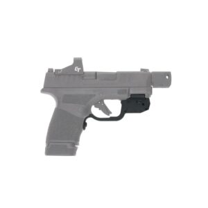 Crimson Trace Laserguard green laser for Springfield Hellcat in black matte finish