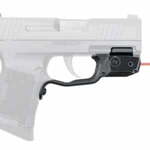 Crimson Trace LG-422 LaserGuard red laser sight for Sig Sauer P365, black polymer trigger guard mount