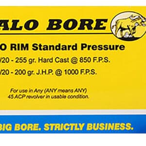 Buffalo Bore Strictly Business 45 Auto Rim 200 gr JHP ammunition - 20 rounds per box
