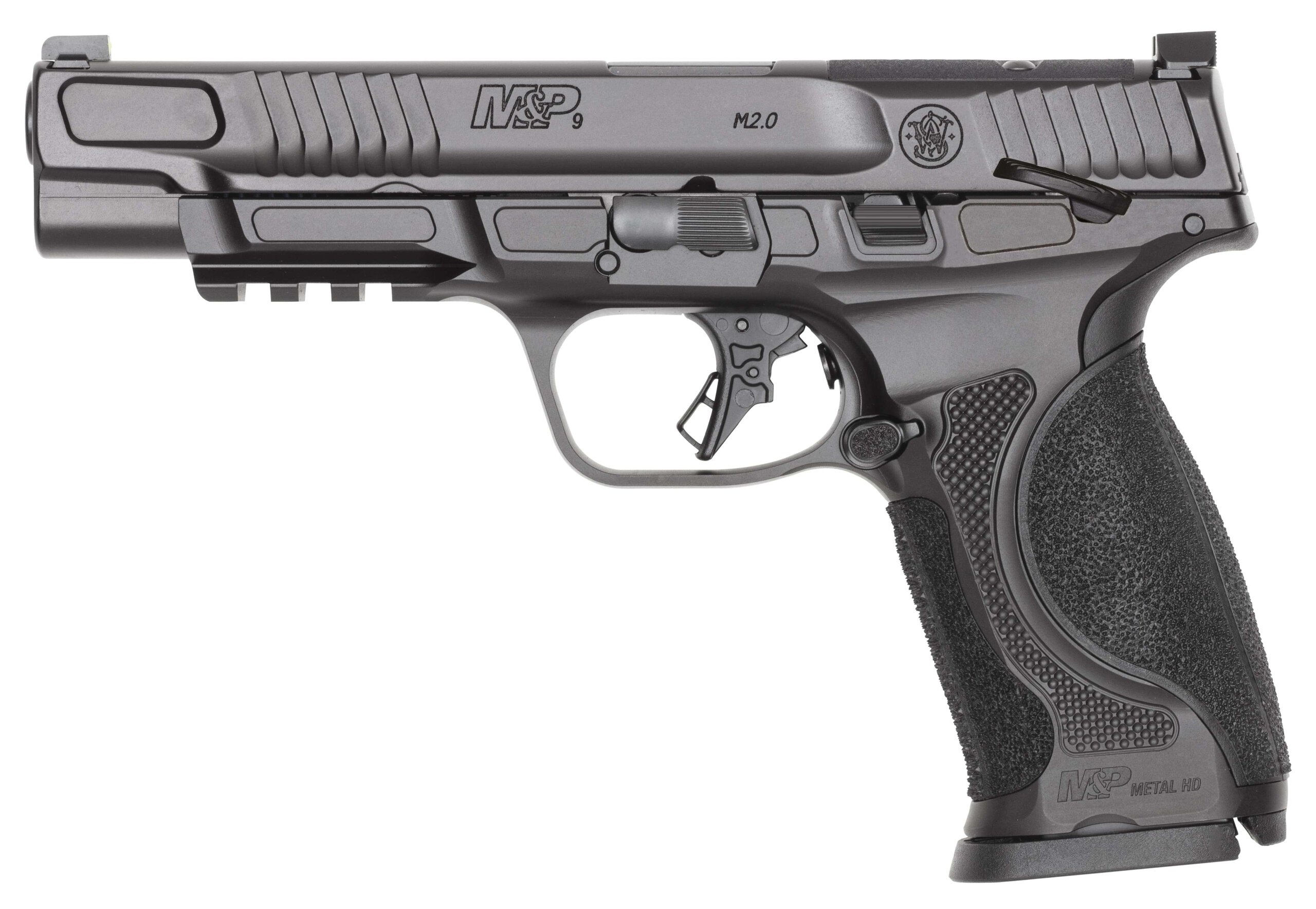 Smith & Wesson M&P9 M2.0 Metal HD 9mm pistol, 5-inch barrel, black Armornite finish