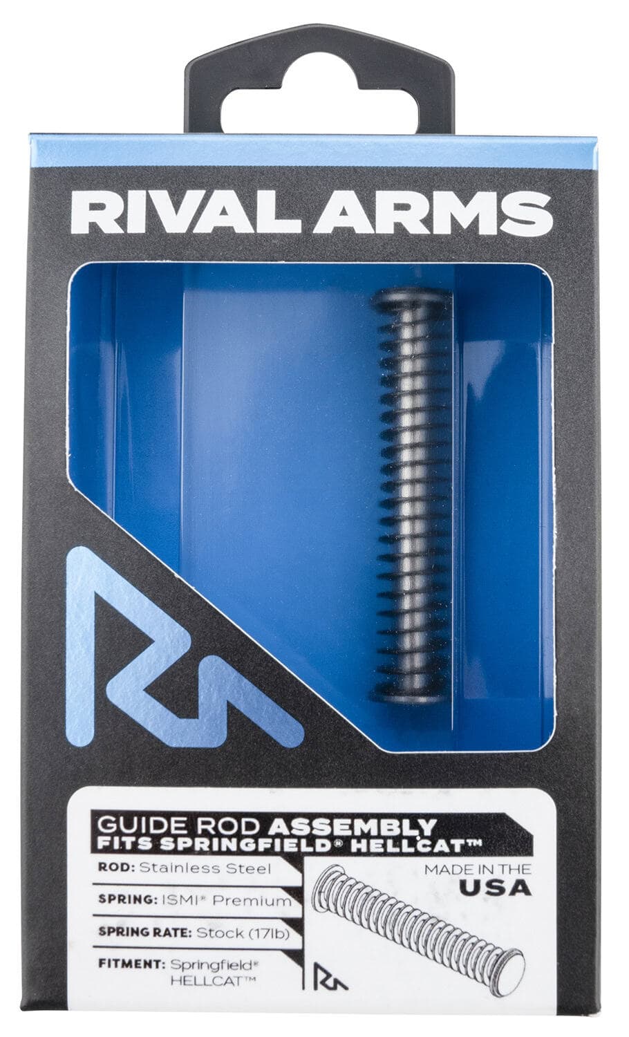 Rival Arms RARA50A201S Guide Rod Assembly Guide Rod Assembly Stainless Steel for Springfield Hellcat