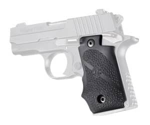 Hogue Sig P238 rubber grip with finger grooves, black matte