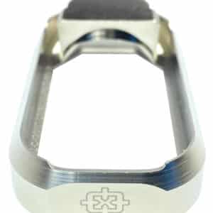 Cross Armory CRGFMWSV silver anodized flared magwell for Glock Gen 1-3