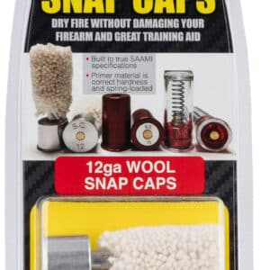 Carlsons 12 Gauge Aluminum Wool Snap Caps 2-Pack red