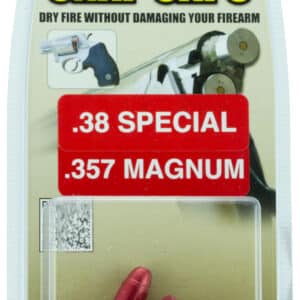 Carlson's red aluminum snap caps .38 Special/.357 Magnum 6-pack