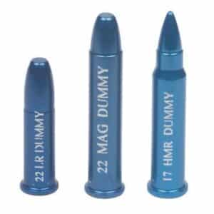 A-Zoom .22 LR aluminum training rounds, hard-anodized, 12-pack