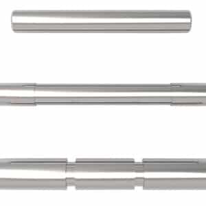 Cross Armory CRGPSSV 3 Pin Set Compatible w/ Glock Gen1-3 Silver Steel