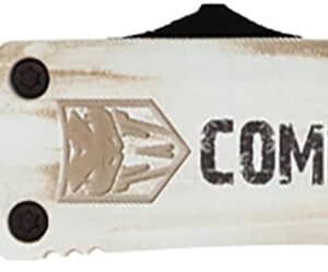CobraTec Knives MCATIFS3TNS FS-3 Come And Take It 3" OTF Tanto Plain D2 Steel Blade/White w/"Come And Take It" Cerakoted Aluminum Handle Features Glass Breaker Includes Pocket Clip