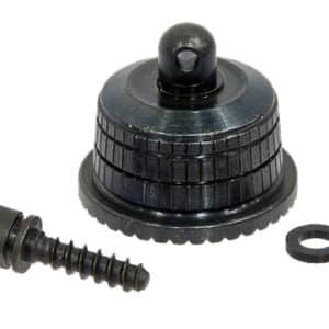 Outdoor Connection magazine tube cap with swivel base for Remington 870/1100/11-87 20 gauge, black steel