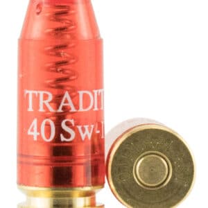 Turner Fabrications Traditions Snap Caps .40 S&W 6-pack red plastic brass base