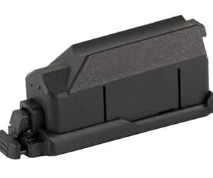 Savage single shot adapter for short action Axis and 110 rifles, black synthetic, integral latch
