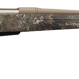Winchester XPR Hunter 6.5 PRC 24in TrueTimber Strata rifle with bronze metal and camo synthetic stock