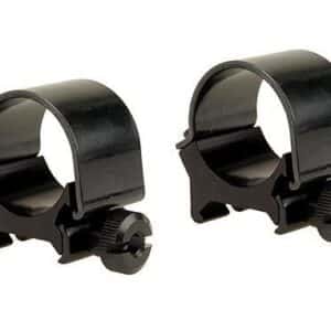 Weaver detachable top mount 1-inch medium scope rings, black finish