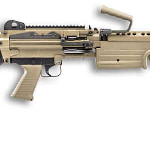 FN M249S PARA semi-automatic rifle 5.56x45mm with collapsible stock and folding bipod