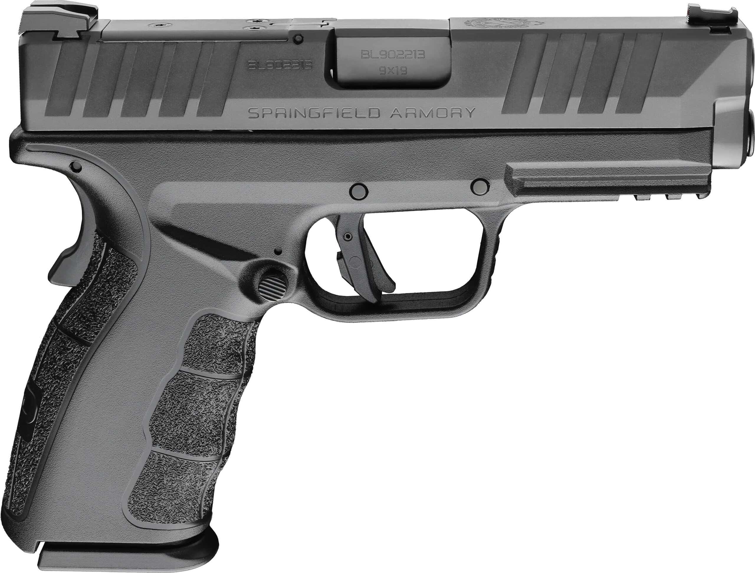 Springfield Armory XD Mod.4 9mm 4-inch pistol in black with fiber optic front sight