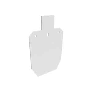 Birchwood Casey IPSC steel silhouette target 3/8 inch AR500 white powder coat
