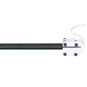 Birchwood Casey T-Post Target Hook 3/8" AR500 steel bright white powder coat