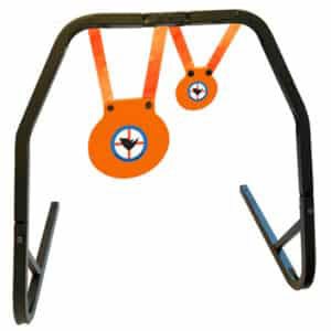 Do All Outdoors Range Ready dual high-caliber NM500 steel gong target system