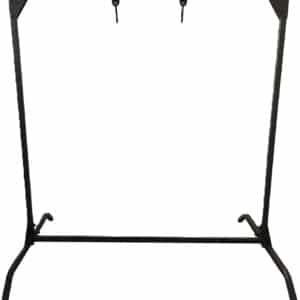 HME BTS hanging steel target stand for bag targets up to 30 x 30 inches, black