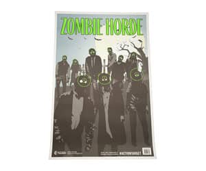 Action Target Zombie Horde green paper target pack of 100