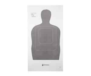Action Target TQ-15 gray/white paper silhouette target 24x45 inches, 100 per box