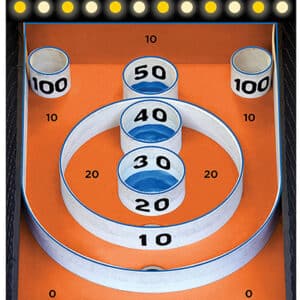 Action Target Skee-Ball paper hanging target 23 x 35 inches multi-color 100 per box