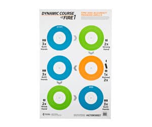 Action Target Game Series Dynamic Course Of Fire 1 100-pack paper targets