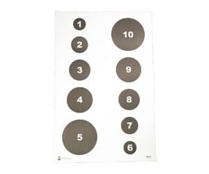 Action Target Military Varied Circle Command paper targets 100-pack