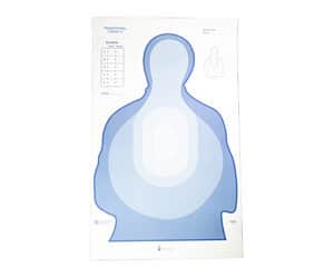 Action Target US Dept. of the Treasury Transitional Target II blue paper targets 100-pack