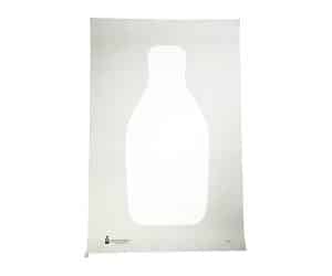 Action Target Standard FBI/DEA Q paper targets 100-pack white