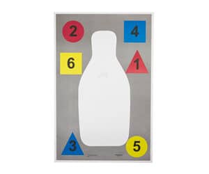 Action Target Anatomy multi-color paper silhouette target 23 x 35 inches 100 per box