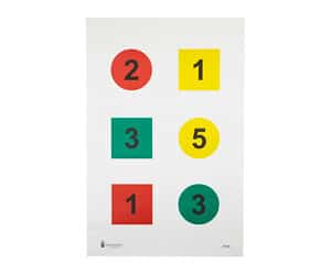 Action Target Discretionary Command Training Paper Targets 23" x 35" multi-color 100 per box