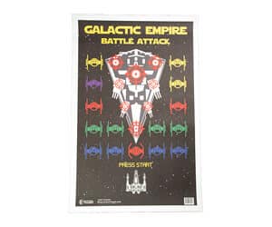 Action Target Galactic Empire Battle Attack paper targets - 100 pack