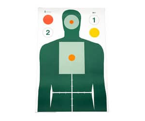 Action Target SB-1 MN Center for Criminal Justice Advanced green paper targets, 100 pack