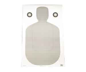 Action Target TQ-21 Qualification anatomy paper target, grey, 100 pack