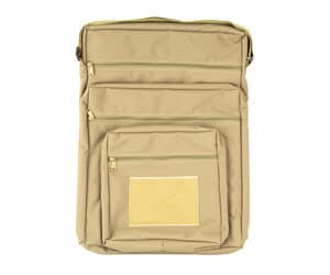 PRO-SHOT Range Target Case coyote nylon bag with 3 zipper pockets and Velcro front panel