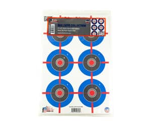 Pro-Shot Splatter Shot 12x18 multi-bullseye heavy tag paper targets, 8 pack