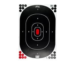 Pro-Shot SplatterShot silhouette peel-and-stick target 5 pack with bright green impact