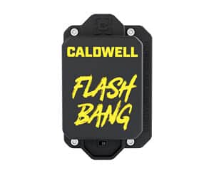 Caldwell Flash Bang target hit indicator black plastic housing with 10 green LEDs