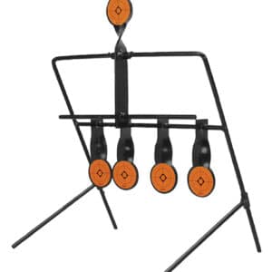 Caldwell Resetting Target AR500 steel black and orange 1.50-inch standing pellet target