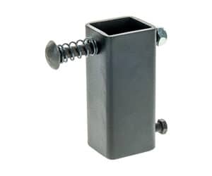 Caldwell T-Post Plate Hanger black AR500 steel target hanger with hardware