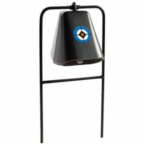 Do All Outdoors .22 Cal Cowbell Spinner steel target, powder-coated, reactive