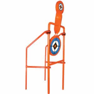 Do All Outdoors Double Blast Spinner steel target for 9mm and .30-06 with two reactive plates