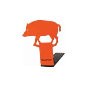 Champion Metal Pop-Up Hog .22 caliber steel pop-up target with stakes